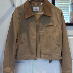 TNA Aritzia Women's contrast collar Jacket